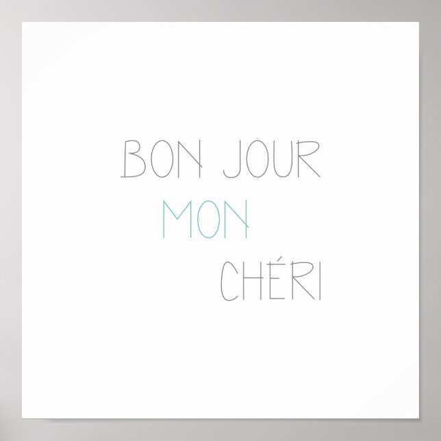 Bonjour Mon Chéri II Poster (Front)