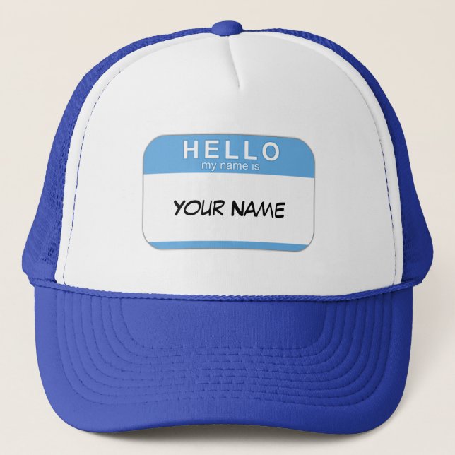 Bonjour mon nom est casquette (Devant)