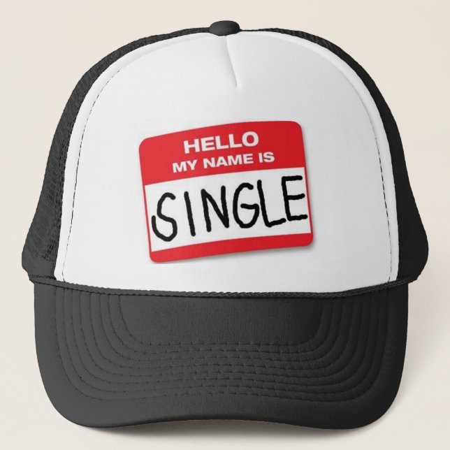 Bonjour mon nom est casquette simple (Devant)