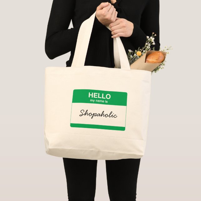 Bonjour, Mon nom est Grand Sac fourre-tout (Devant (produit))