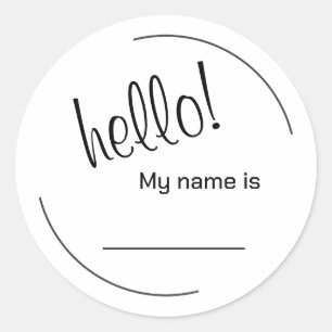 Bonjour Mon Nom Est Stickers