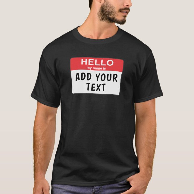 Bonjour mon nom est... T-shirts (Devant)