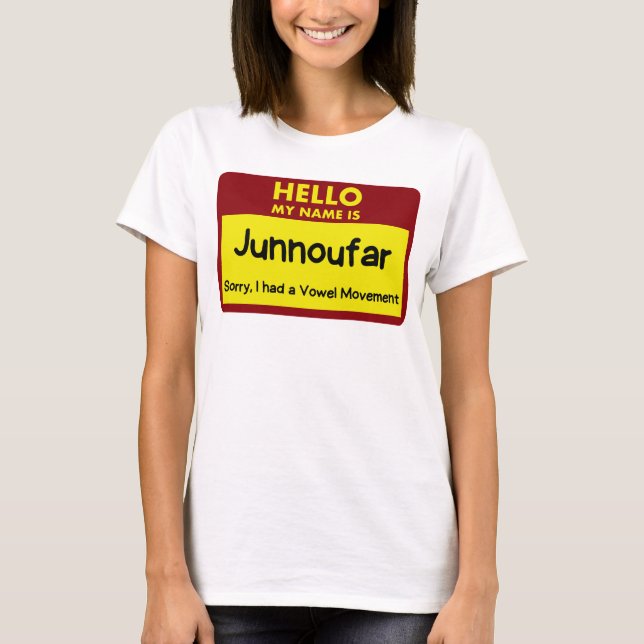 Bonjour Mon nom est. . . T-shirts (Devant)