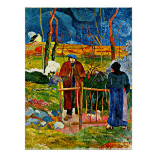Bonjour, Monsieur by Paul Gauguin Poster