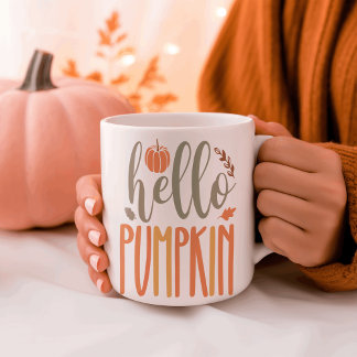 Bonjour Mug Citrouille