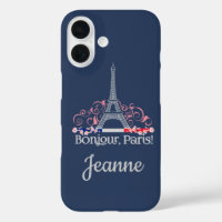 Bonjour Paris French Chic Personalized Name