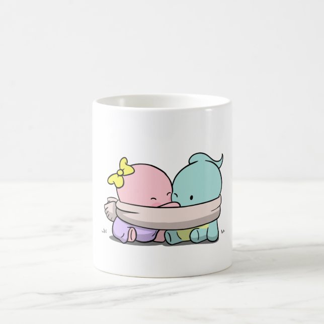 Bonjour Pou Mug (Centre)