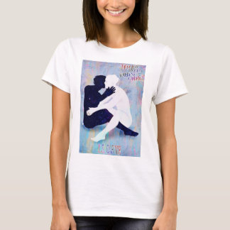 Bonjour préféré. Au revoir le plus dur. T-shirt