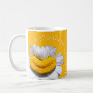 "bonjour, rayon de soleil" Mug à sourire à la camo