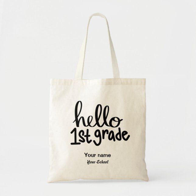 Bonjour Sac fourre-tout de première année (Devant)