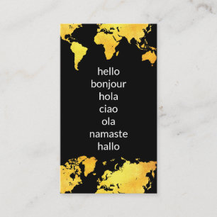 Bonjour salutations   Carte du monde