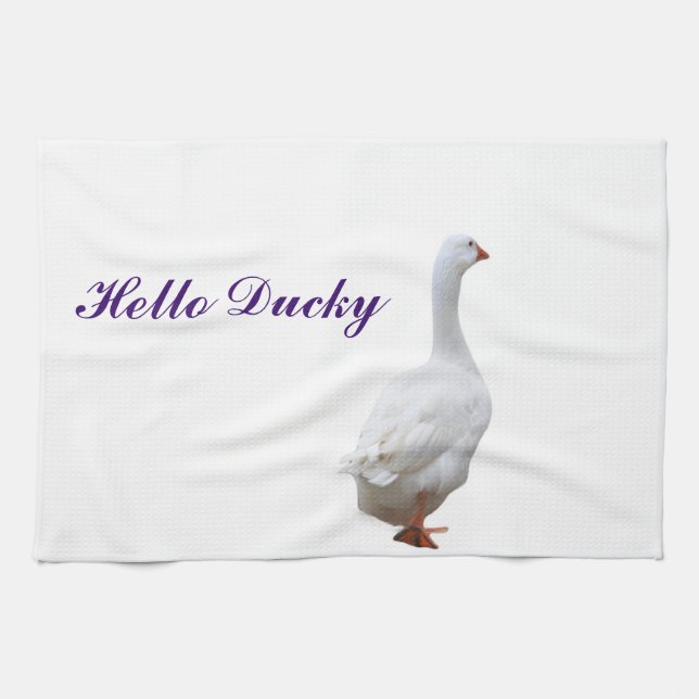 Bonjour serviettes de cuisine faites sur commande (Horizontal)