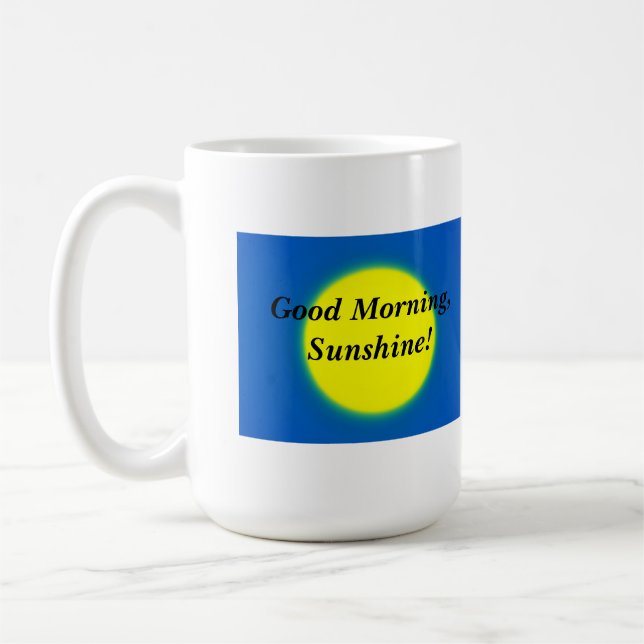 Bonjour, soleil ! Tasse de café (Gauche)
