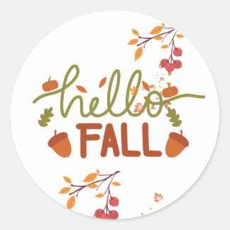 Bonjour Stickers Automne !
