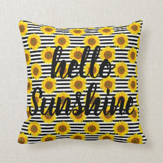 Bonjour Sunshine Sunflower Coussin