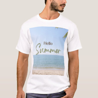Bonjour T-shirt homme été