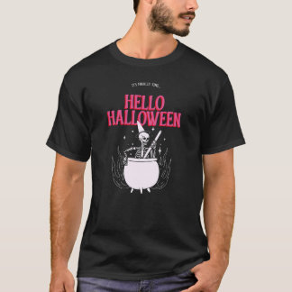 Bonjour T-Shirt Sorcière de Halloween Brew