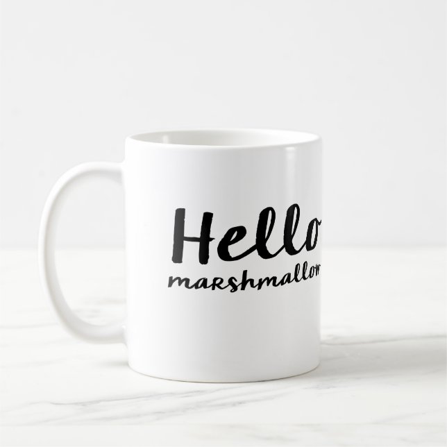 Bonjour tasse de guimauve (Gauche)
