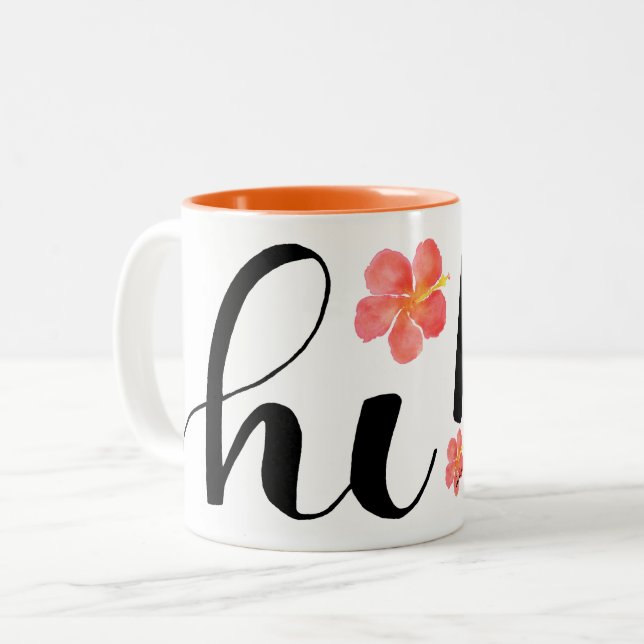 Bonjour ! Tasse de ketmie (Devant gauche)