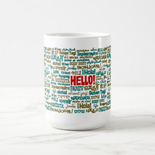 Bonjour tasse (de langue multi)
