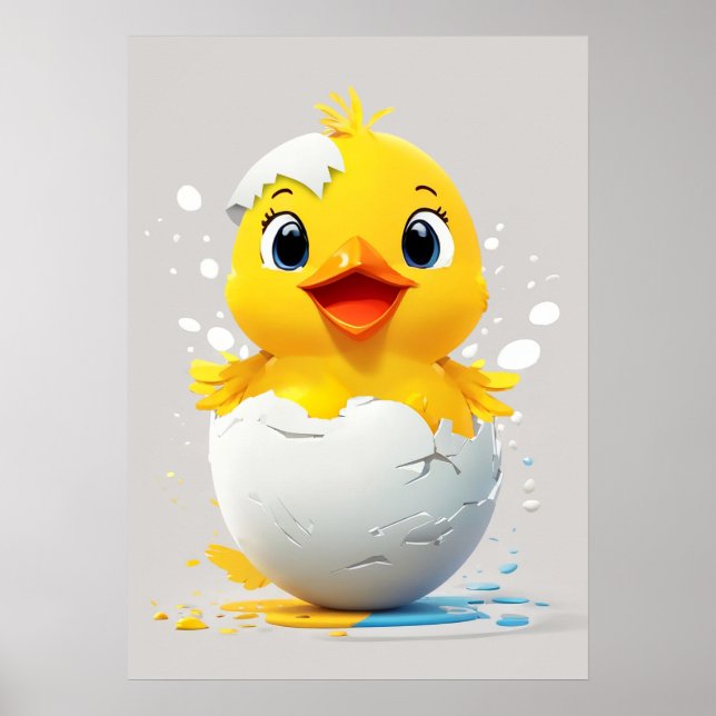 Bonjour tout le monde ! Poster Chic Chick (Devant)