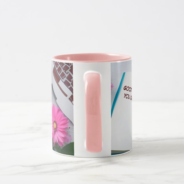 Bonjour, vous avez ce que j'aime ma vie Mug (Poignée)