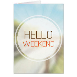 Bonjour week-end 2