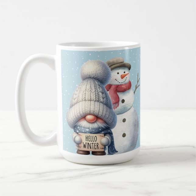 Bonjour Winter Gnome Mug (Gauche)