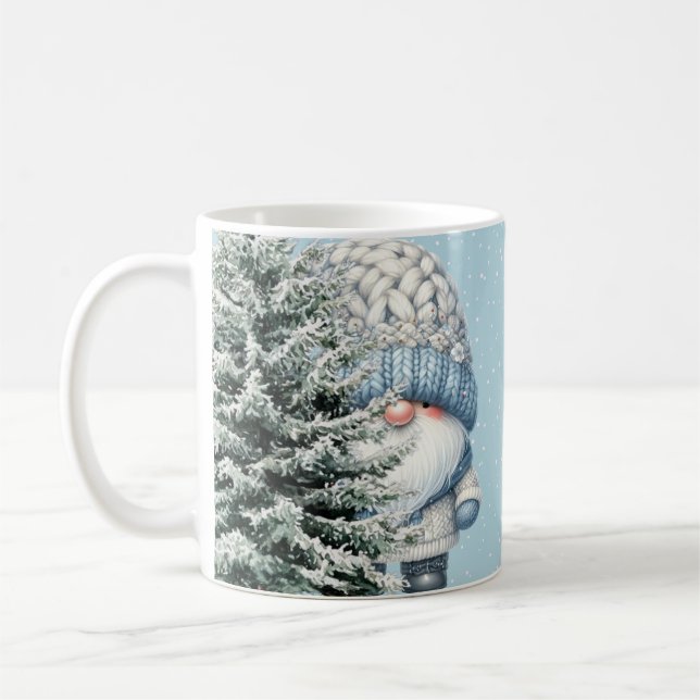 Bonjour Winter Gnome Mug en céramique (Gauche)
