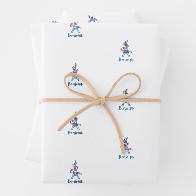 Bonjour wrapping paper (In situ)