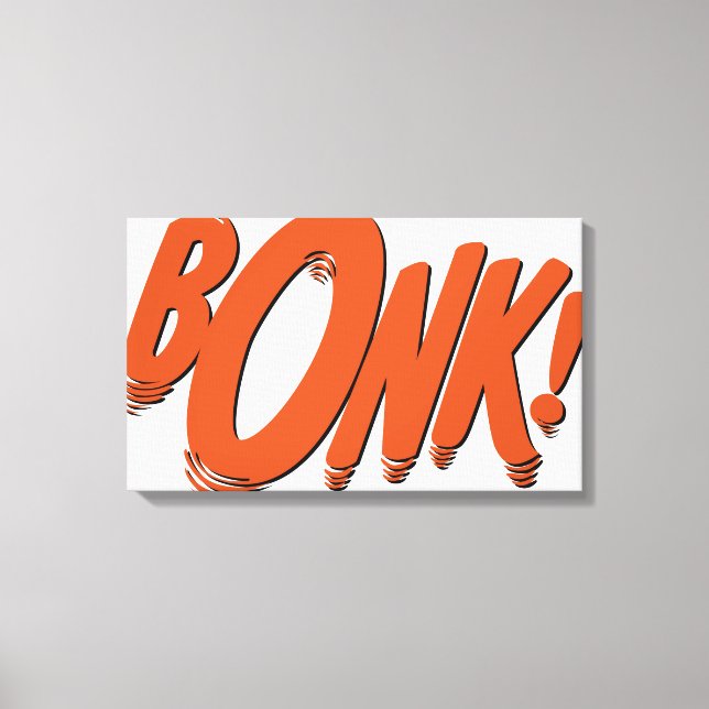 BONK! CANVAS PRINT (Front)