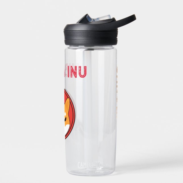 BONK crypto gift,meme coin shiba doge Water Bottle (Left)