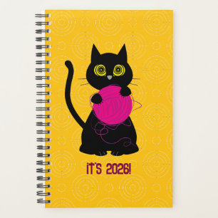 BONKERS! 2026 Planner – Knitting + Kitty 🧶🐈⬛