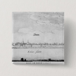 Bonn, c.1630-36 2 inch square button