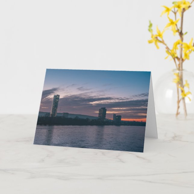 Bonn Germany Card (Yellow Flower)