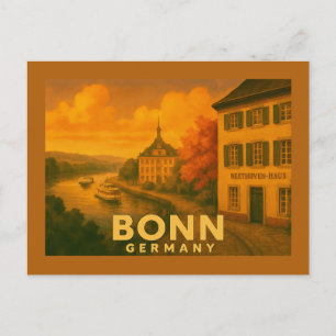 Bonn Germany City Art Postcard