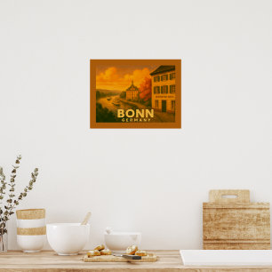 Bonn Germany City Art Poster