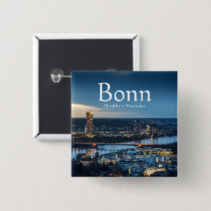 Bonn Germany Souvenir  2 Inch Square Button