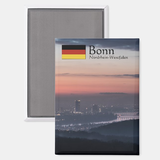Bonn Germany Souvenir Magnet (Front/Back)