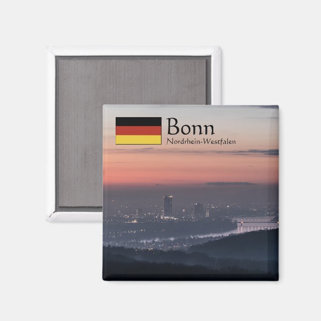 Bonn Germany Souvenir Magnet (Front/Back)