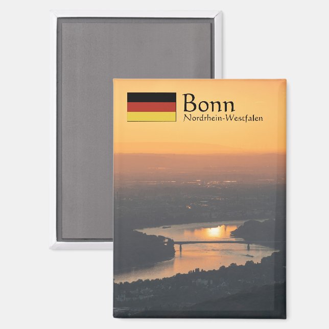 Bonn Germany Souvenir Magnet (Front/Back)