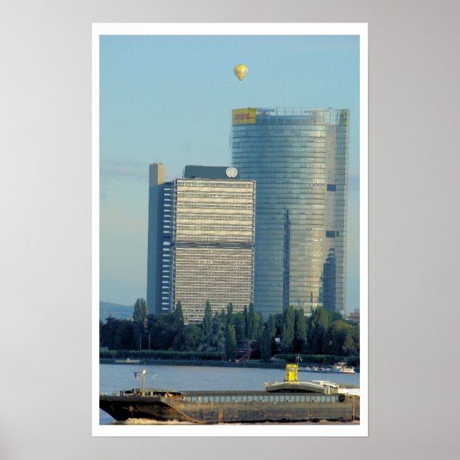 Bonn, Germany, the Rhine River Poster (Front)