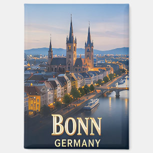 ✈️ Bonn Germany Travel Gift 🏛️ Magnet