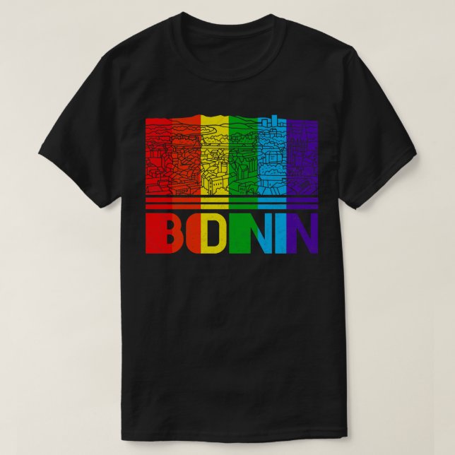 Bonn Pride  Bonn LGBT Gift LGBTQ Supporter Tee Pri (Design Front)