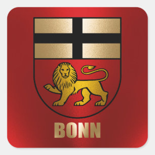 Bonn                                               square sticker