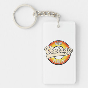 Bonn vintage style logo T-Shirt Label Keychain