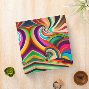 Bonnaroo Abstract Art 3-Ring Binder – Festival