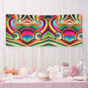 Bonnaroo abstract art banner