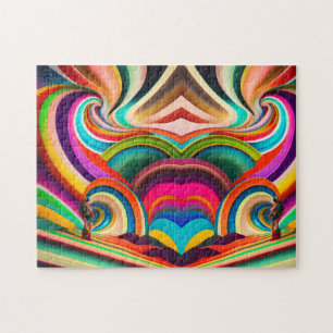 Bonnaroo abstract art jigsaw puzzle