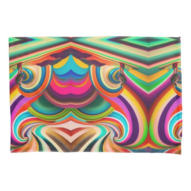Bonnaroo abstract art pillowcase (Front)